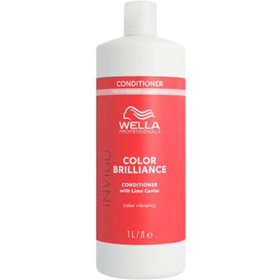 Après-shampooing Cheveux Fins à Moyens Invigo Color Brilliance Wella 1L
