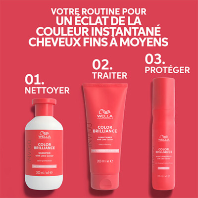 Après-shampooing Cheveux Fins à Moyens Invigo Color Brilliance Wella 1L