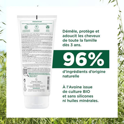 Après-shampooing Extra-Doux Avoine Klorane 200ml