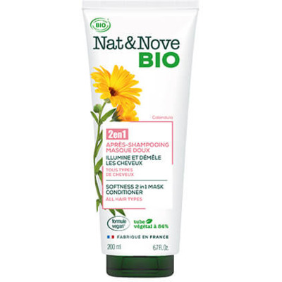 Après-shampooing Masque 2 en 1 Doux Nat&Nove Bio