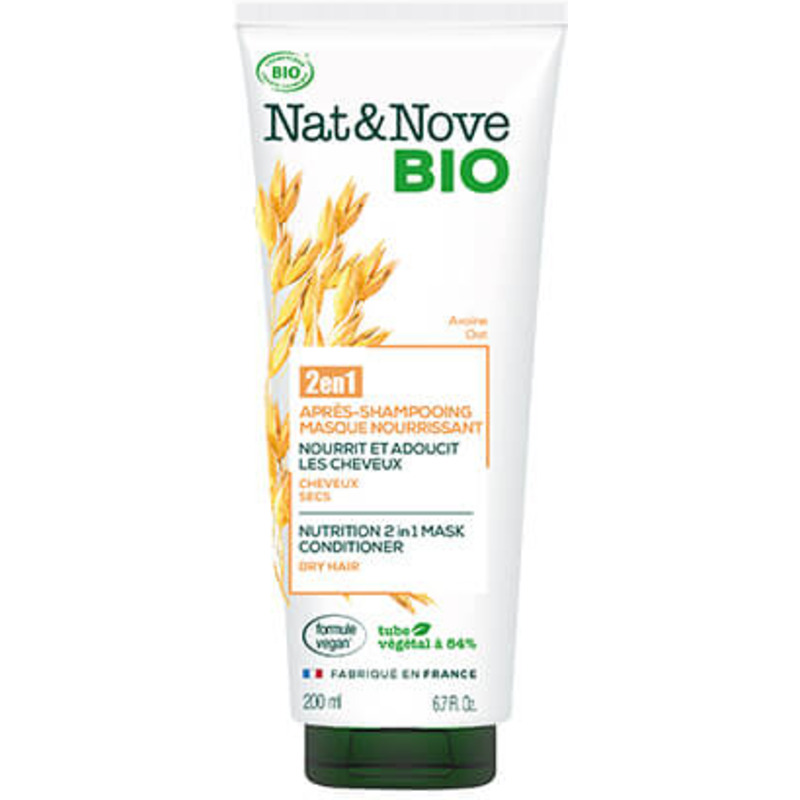 Après-shampooing Masque 2 en 1 Nourrissant Nat&Nove Bio