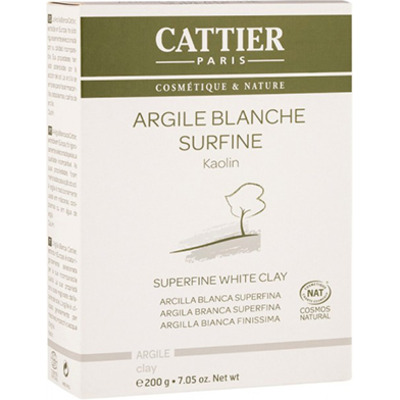 Argile Blanche Surfine Cattier 200g