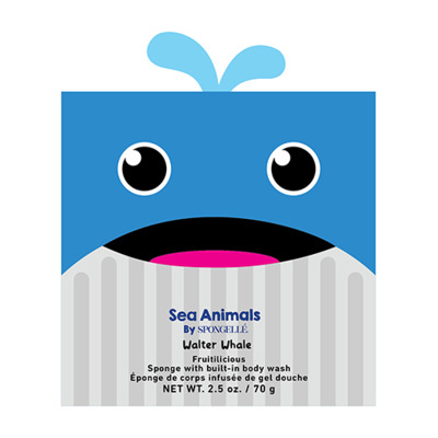 Éponge Enfant infusée Walter Whale Spongellé
