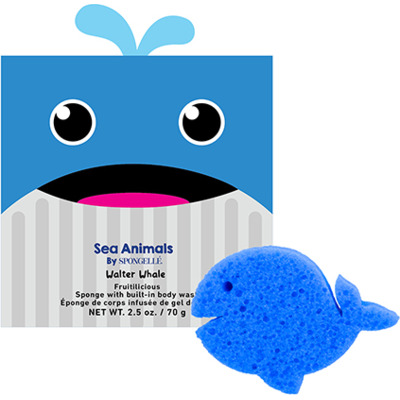 Éponge Enfant infusée Walter Whale Spongellé