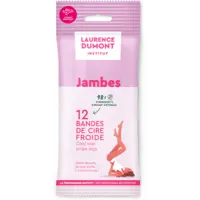 12 Bandes Cire Froide Jambes Laurence Dumont