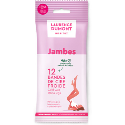 12 Bandes Cire Froide Jambes Laurence Dumont