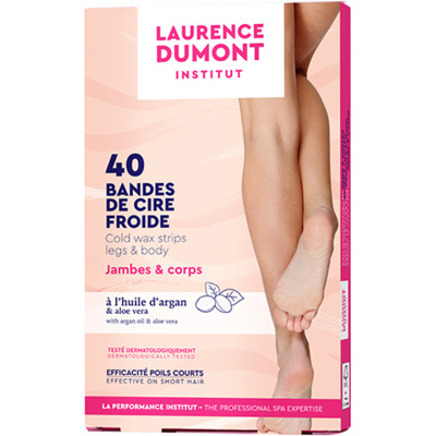Bandes Cire Froide Jambes & Corps Laurence Dumont x40