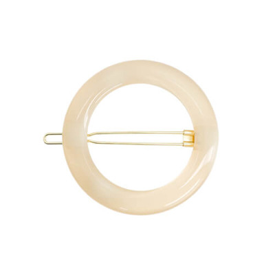 Barrette Ronde Ivoire Bachca