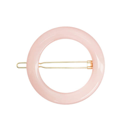 Barrette Ronde Rose Dragée Bachca