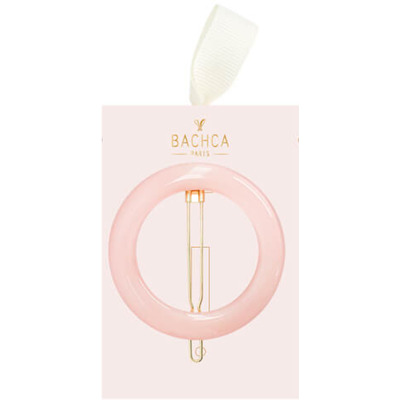 Barrette Ronde Rose Dragée Bachca