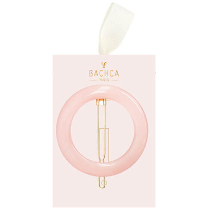 Barrette Ronde Rose Dragée Bachca