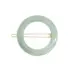 Barrette Ronde Vert d'Eau Bachca