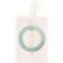 Barrette Ronde Vert d'Eau Bachca