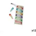 Barrettes multicolor pailletées x12