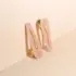 Barrettes Rose Dragée x2 Bachca