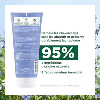 Après-shampooing Volume Lin Bio Klorane 200ml
