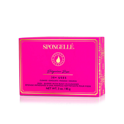 Éponge Pieds infusée Bulgarian Rose Spongellé