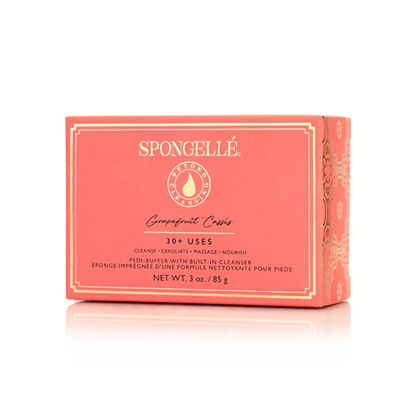 Éponge Pieds infusée Grapefruit Cassis Spongellé