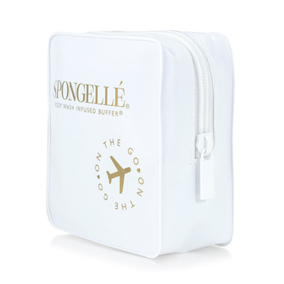 Trousse à éponge de Voyage Blanche Spongellé