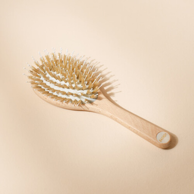Brosse Soin & Brillance Sanglier Nylon Grand Modèle Bachca