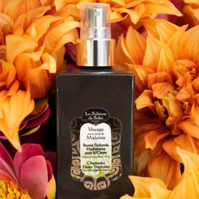 Brume Parfumée Hydratante Jasmin Fleurs Tropicales La Sultane de Saba