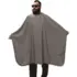 Cape de Coiffure Homme Grise à Rayures Blanches