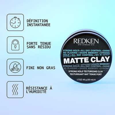 Cire Modelante Argile Matte Clay Redken Styling