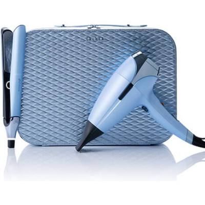 Coffret Deluxe Lisseur Chronos & Sèche-cheveux Helios ghd Iced Luxe