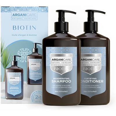 Coffret Duo Fortifiant & Réparateur Biotine Arganicare