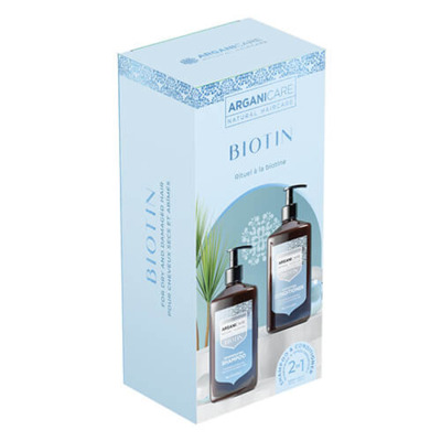 Coffret Duo Fortifiant & Réparateur Biotine Arganicare
