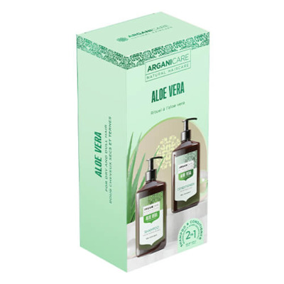 Coffret Duo Hydratant & Régulateur Aloe Vera Arganicare