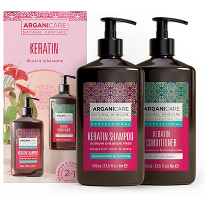 Coffret Duo Réparateur Keratin Arganicare
