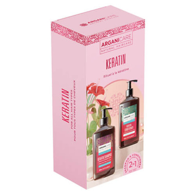 Coffret Duo Réparateur Keratin Arganicare