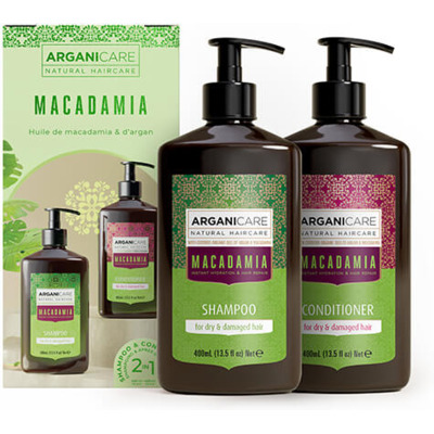 Coffret Duo Hydratant Réparateur Macadamia Arganicare