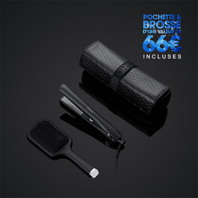 Coffret d'exception Lisseur Gold Noir ghd