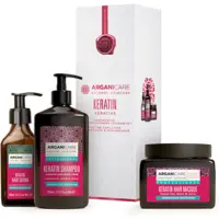 Coffret Trio Réparateur Kératine Arganicare