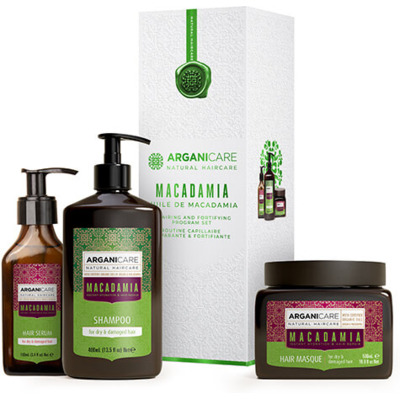 Coffret Trio Hydratant Macadamia Arganicare