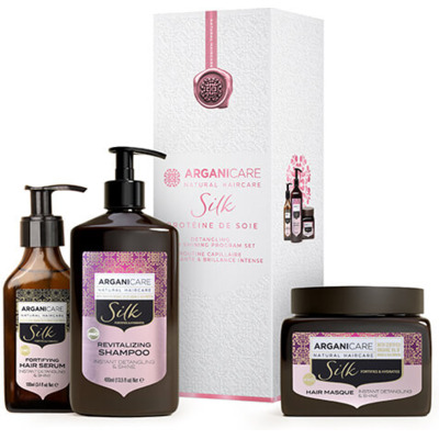 Coffret Trio Lissant & Brillance Protéine de Soie Arganicare