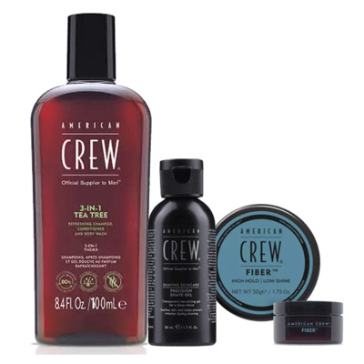 Coffret Voyage Cheveux & Corps Homme Travel Kit American Crew