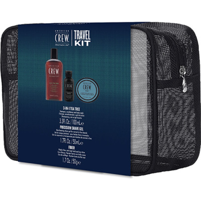 Coffret Voyage Cheveux & Corps Homme Travel Kit American Crew