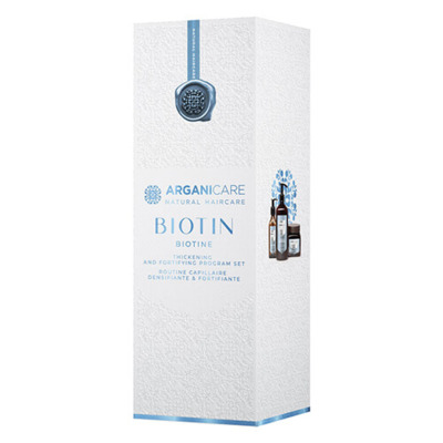 Coffret Trio Fortifiant & Réparateur Biotine Arganicare