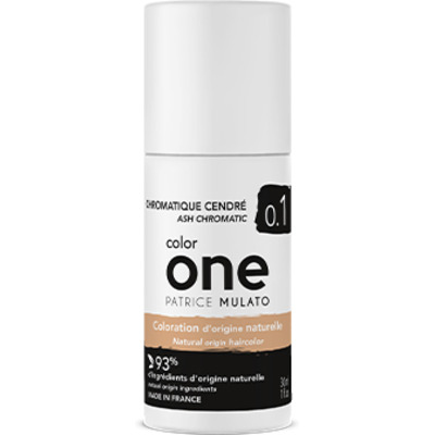 Coloration Naturelle 0.1 Chromatique Cendré Color One Mulato 30ml