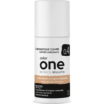 Coloration Naturelle 0.4 Chromatique Cuivré Color One Mulato 30ml