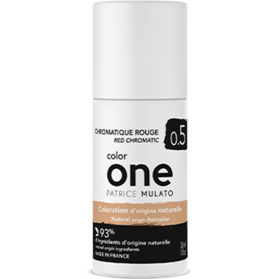 Coloration Naturelle 0.5 Chromatique Rouge Color One Mulato 30ml