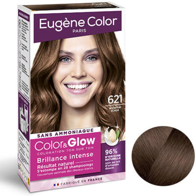 Kit Coloration 621 Marron Glacé Color&Glow Eugène Color