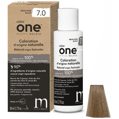 Coloration Naturelle 7.0 Blond Color One Mulato