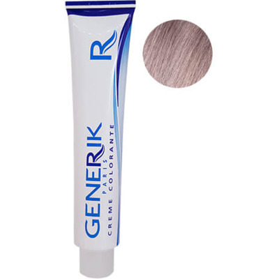 Crème Colorante n°10.21 Blond Très Très Clair Irisé Cendré Generik