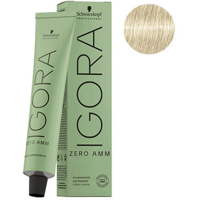 Coloration Permanente Igora Zéro Amm 10-0 Blond Très Très Clair Naturel Schwarzkopf
