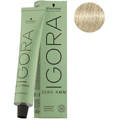 Coloration Permanente Igora Zéro Amm 10-14 Blond Très Très Clair Cendré Beige Schwarzkopf