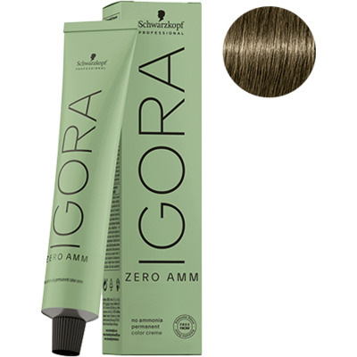 Coloration Permanente Igora Zéro Amm 5-0 Châtain Clair Naturel Schwarzkopf